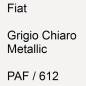 Preview: Fiat, Grigio Chiaro Metallic, PAF / 612.